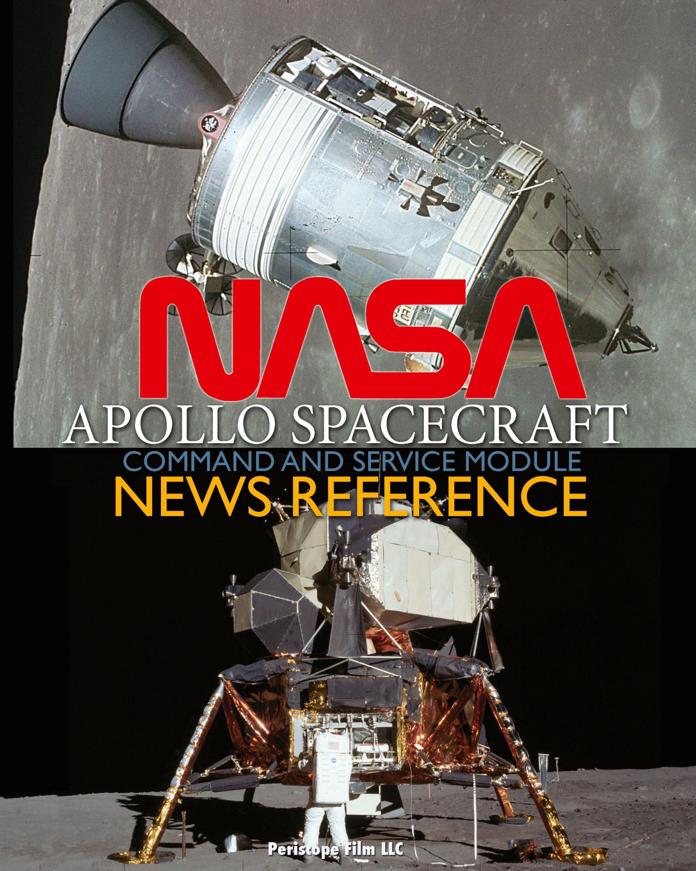 Vorderes Coverbild NASA Apollo Spacecraft Command and Service Module News Reference