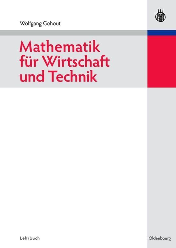 Vorderes Coverbild Mathematik für Wirtschaft und Technik