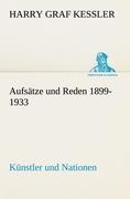 Vorderes Coverbild Aufsätze und Reden 1899-1933