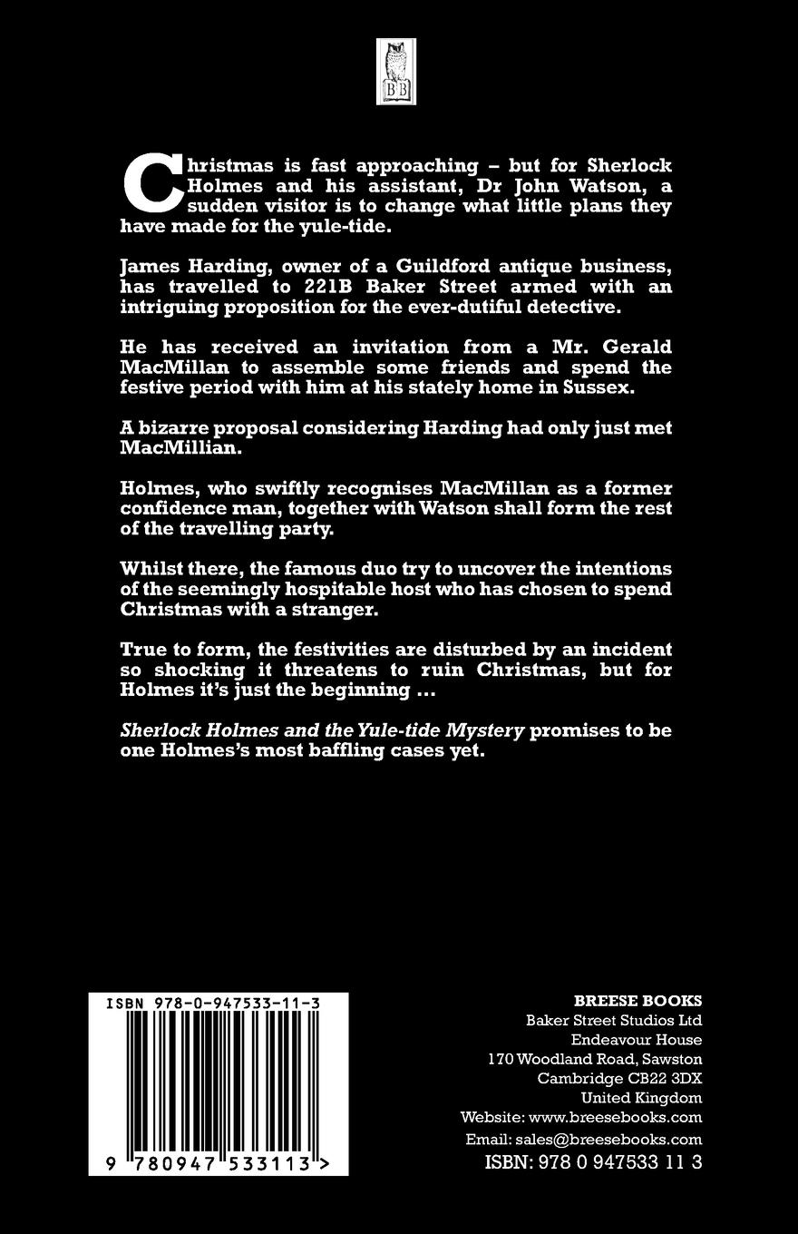 Rückseitencover Sherlock Holmes and the Yule-tide Mystery