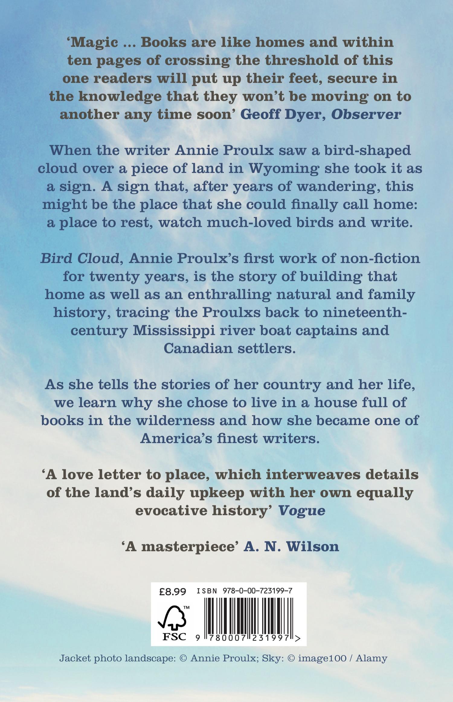 Rückseitencover Bird Cloud