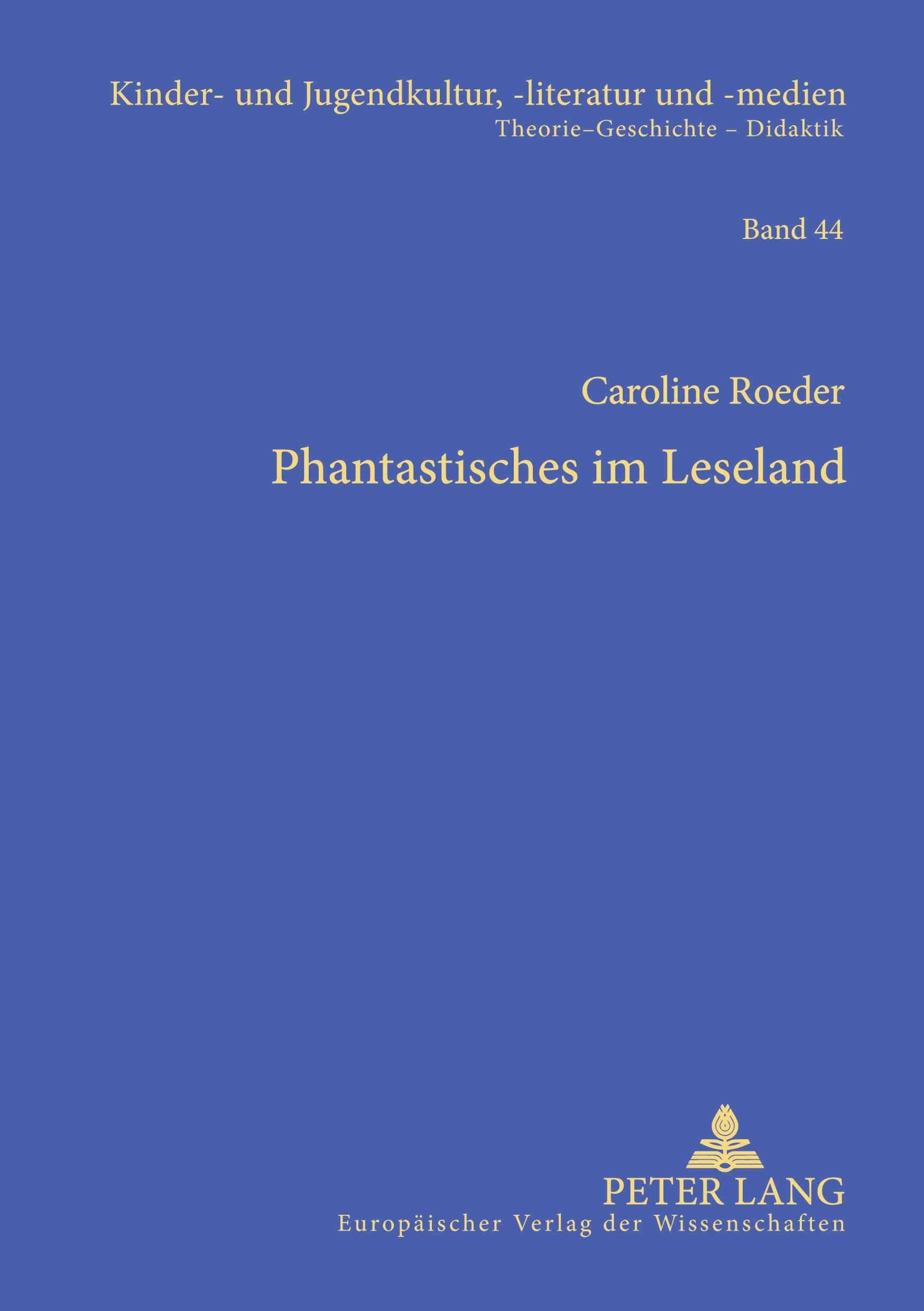 Vorderes Coverbild Phantastisches im Leseland