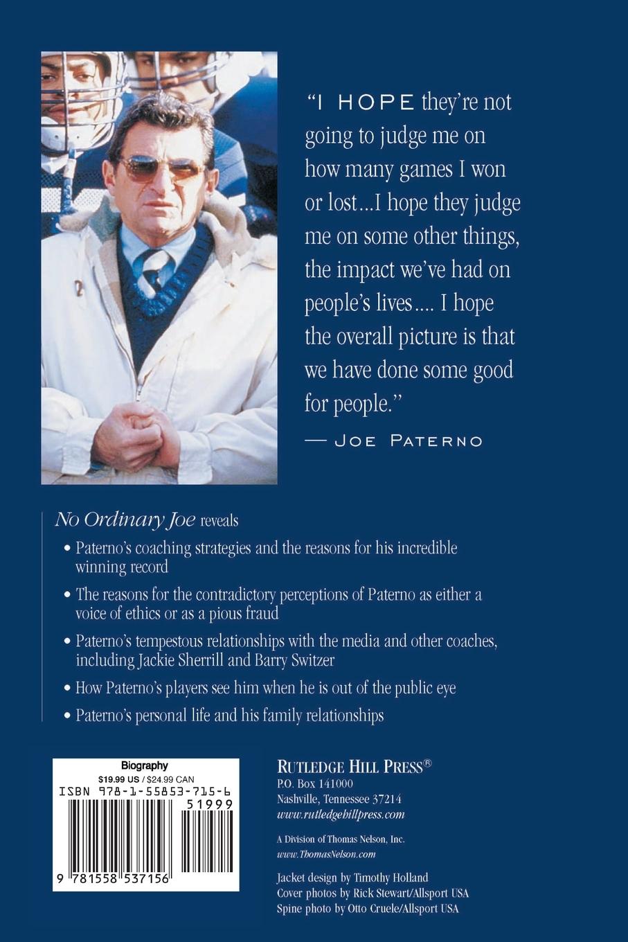 Rückseitencover The No Ordinary Joe