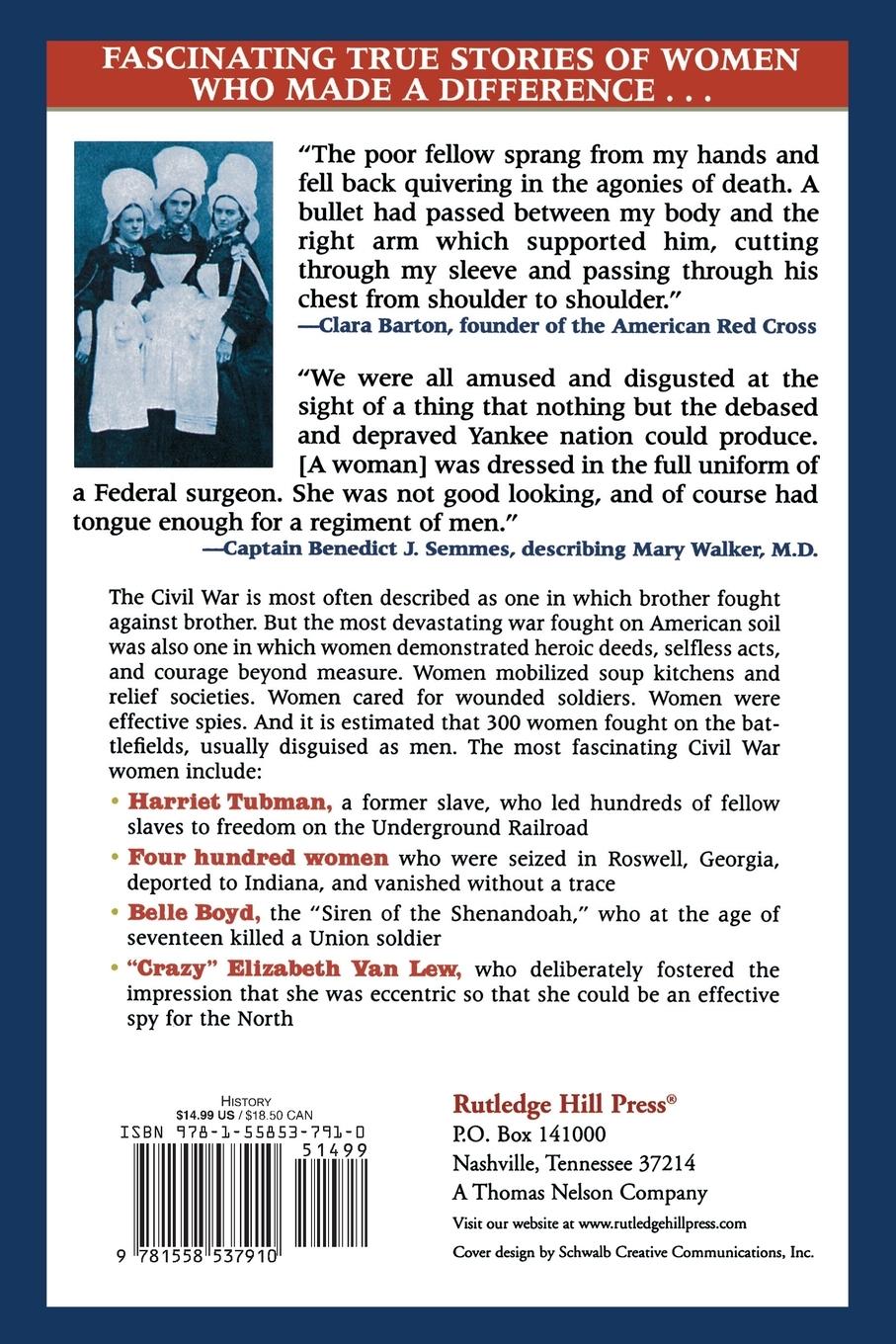 Rückseitencover Amazing Women of the Civil War