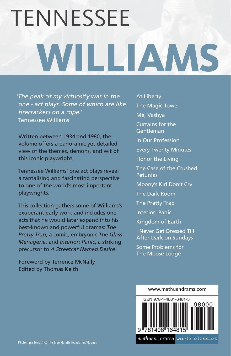 Rückseitencover Tennessee Williams