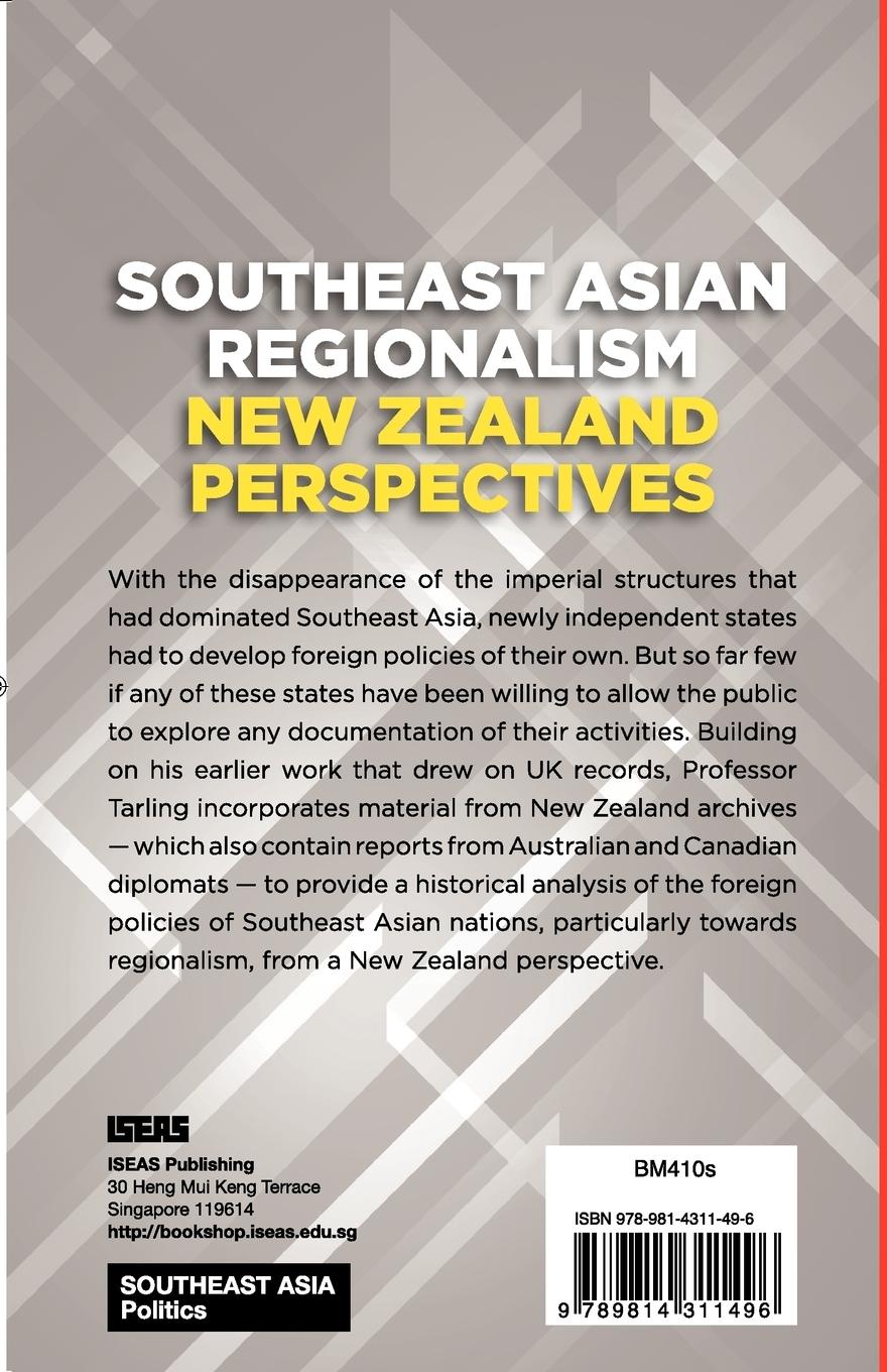 Rückseitencover Southeast Asian Regionalism