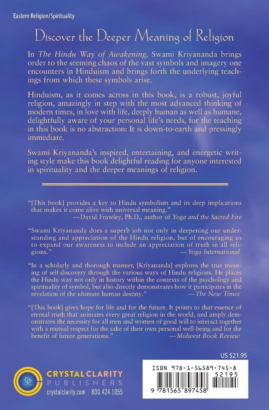 Rückseitencover The Hindu Way of Awakening