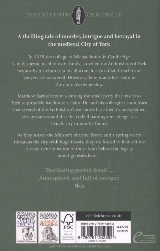 Rückseitencover Mystery in the Minster