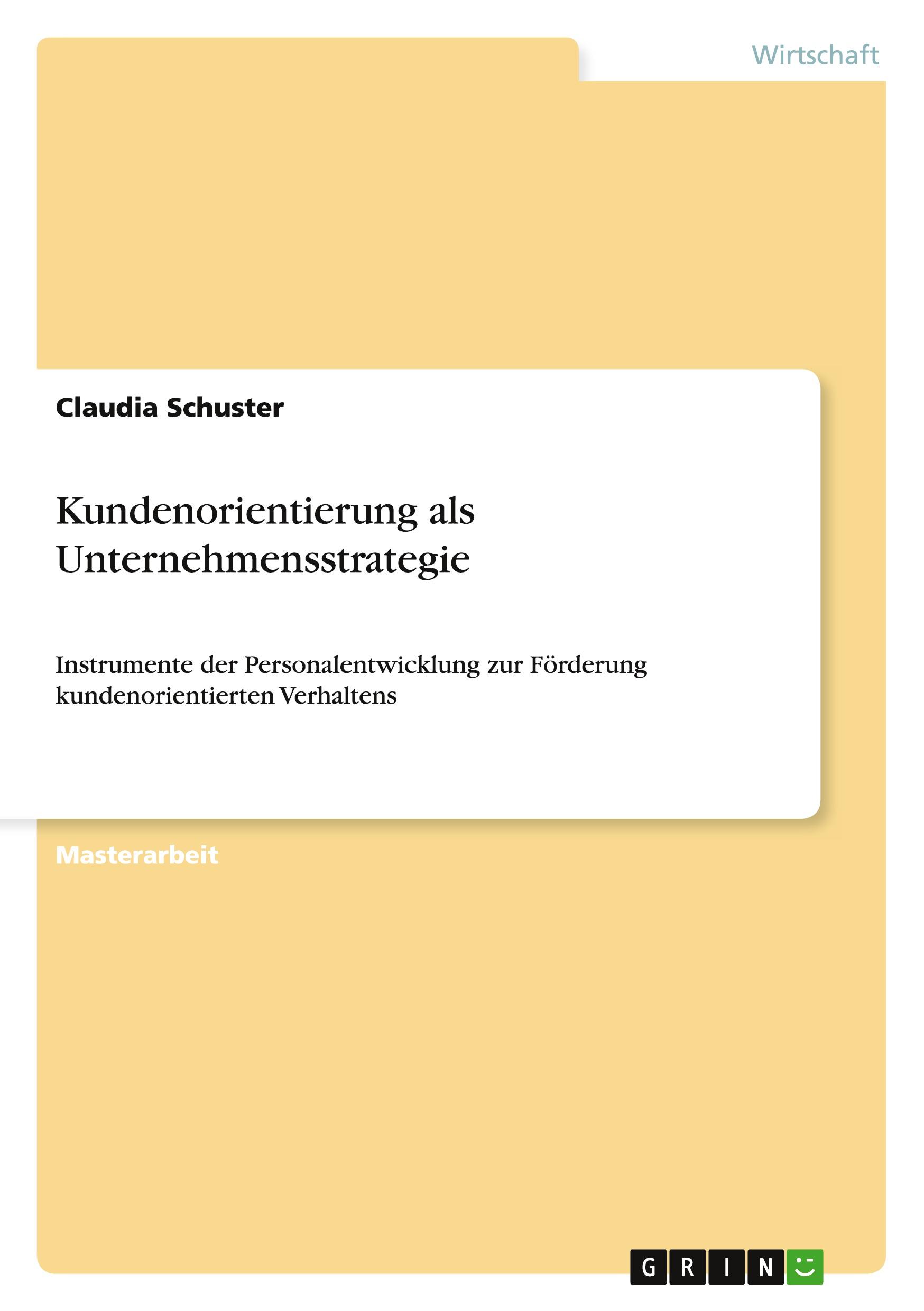 Vorderes Coverbild Kundenorientierung als Unternehmensstrategie