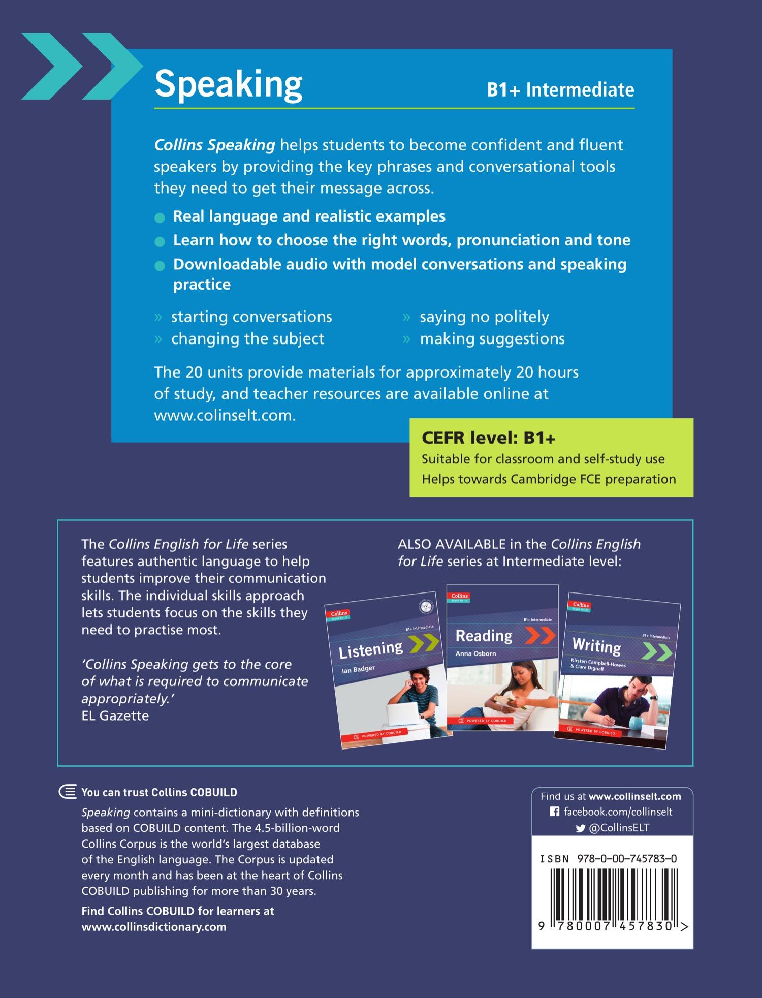 Rückseitencover Speaking