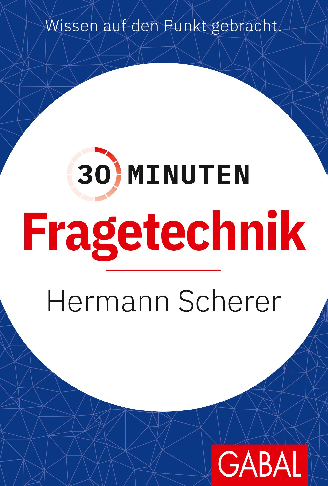 Vorderes Coverbild 30 Minuten Fragetechnik