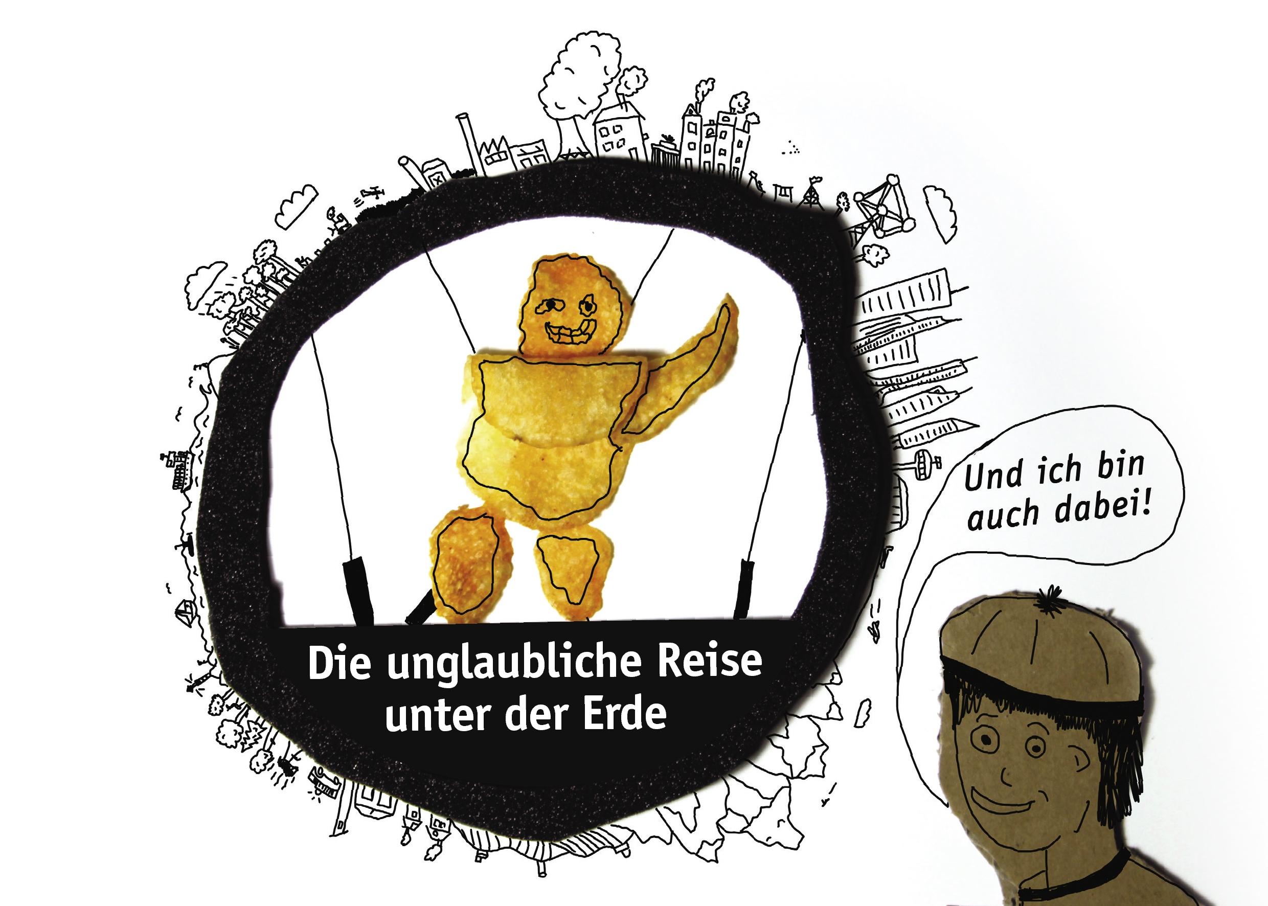 Vorderes Coverbild Die unglaubliche Reise unter der Erde