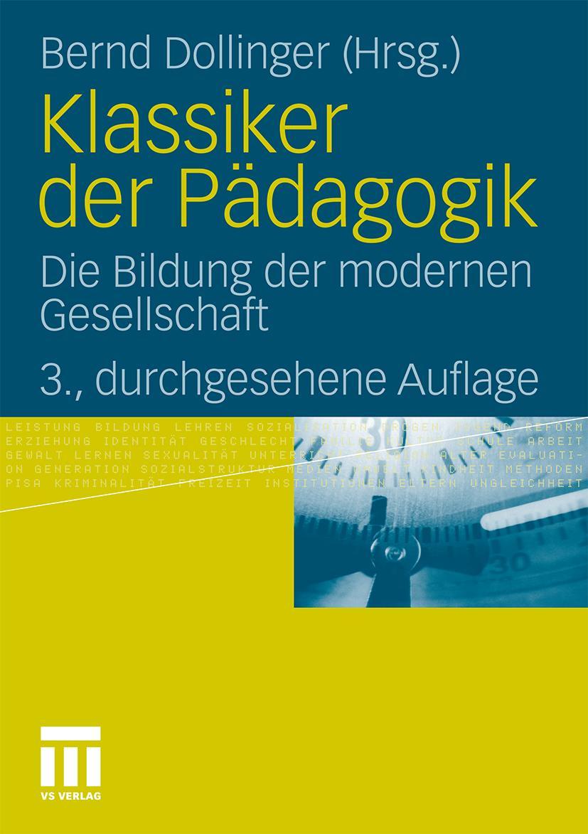Vorderes Coverbild Klassiker der Pädagogik