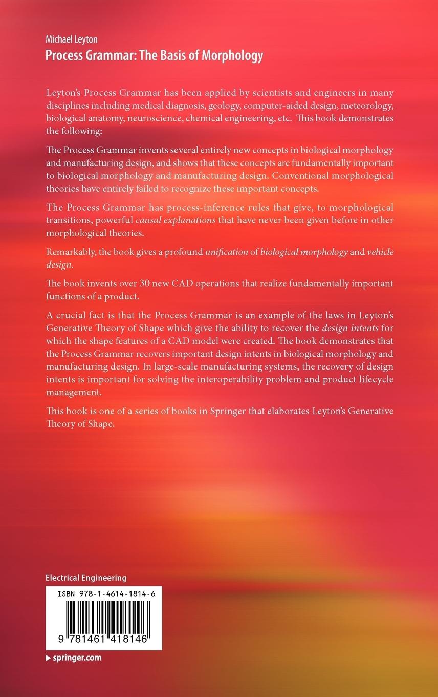 Rückseitencover Process Grammar: The Basis of Morphology