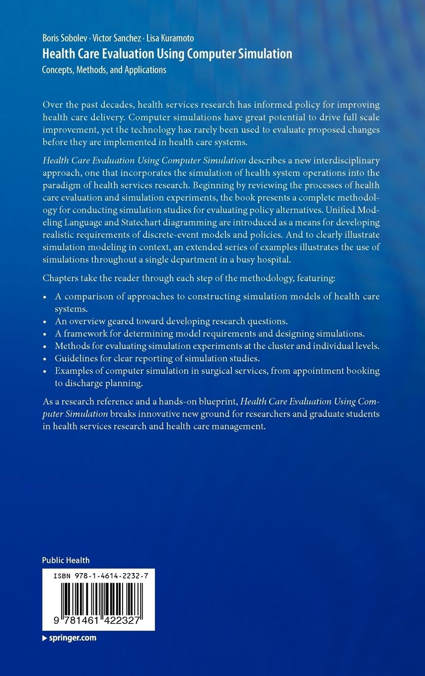 Rückseitencover Health Care Evaluation Using Computer Simulation