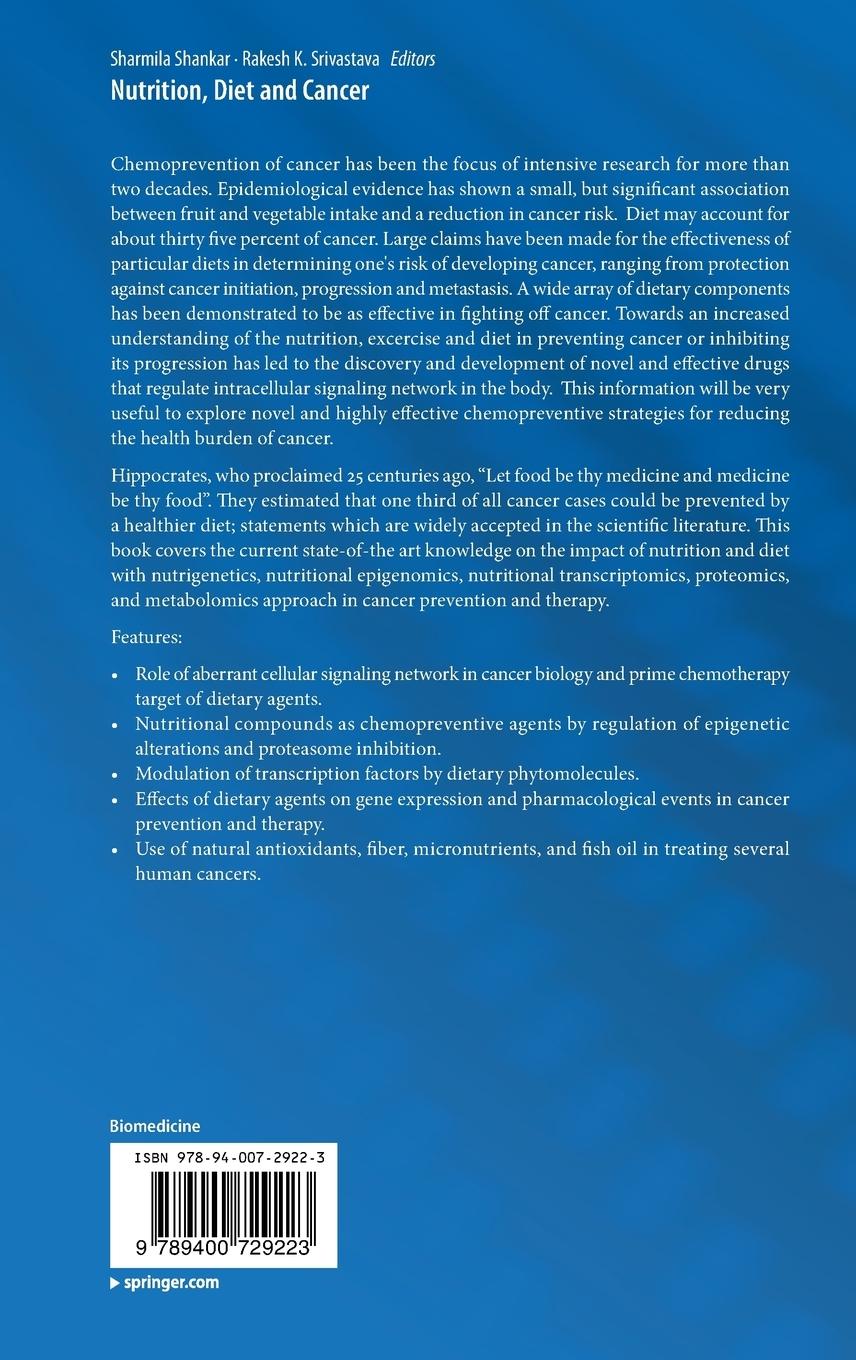 Rückseitencover Nutrition, Diet and Cancer