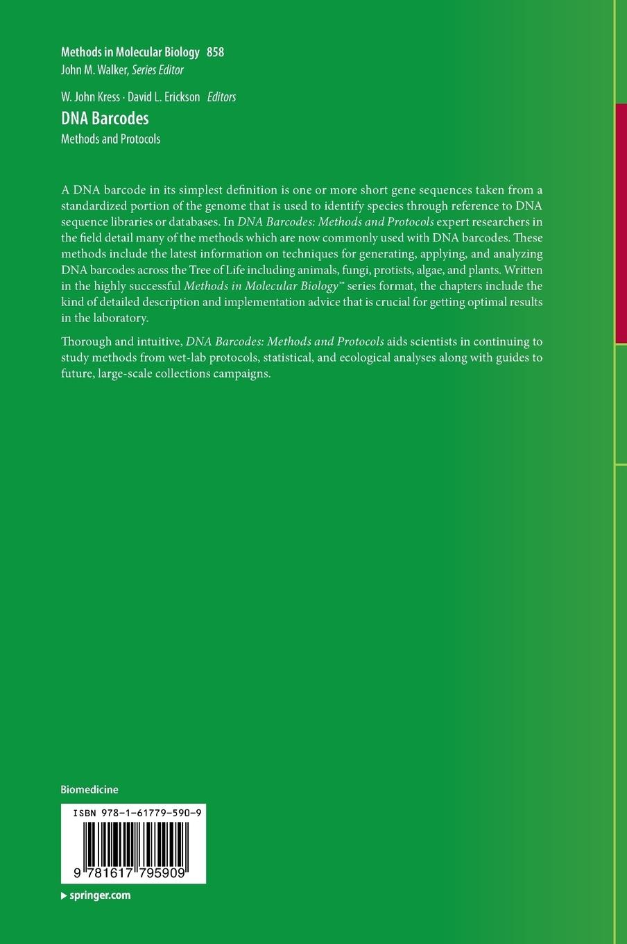 Rückseitencover DNA Barcodes