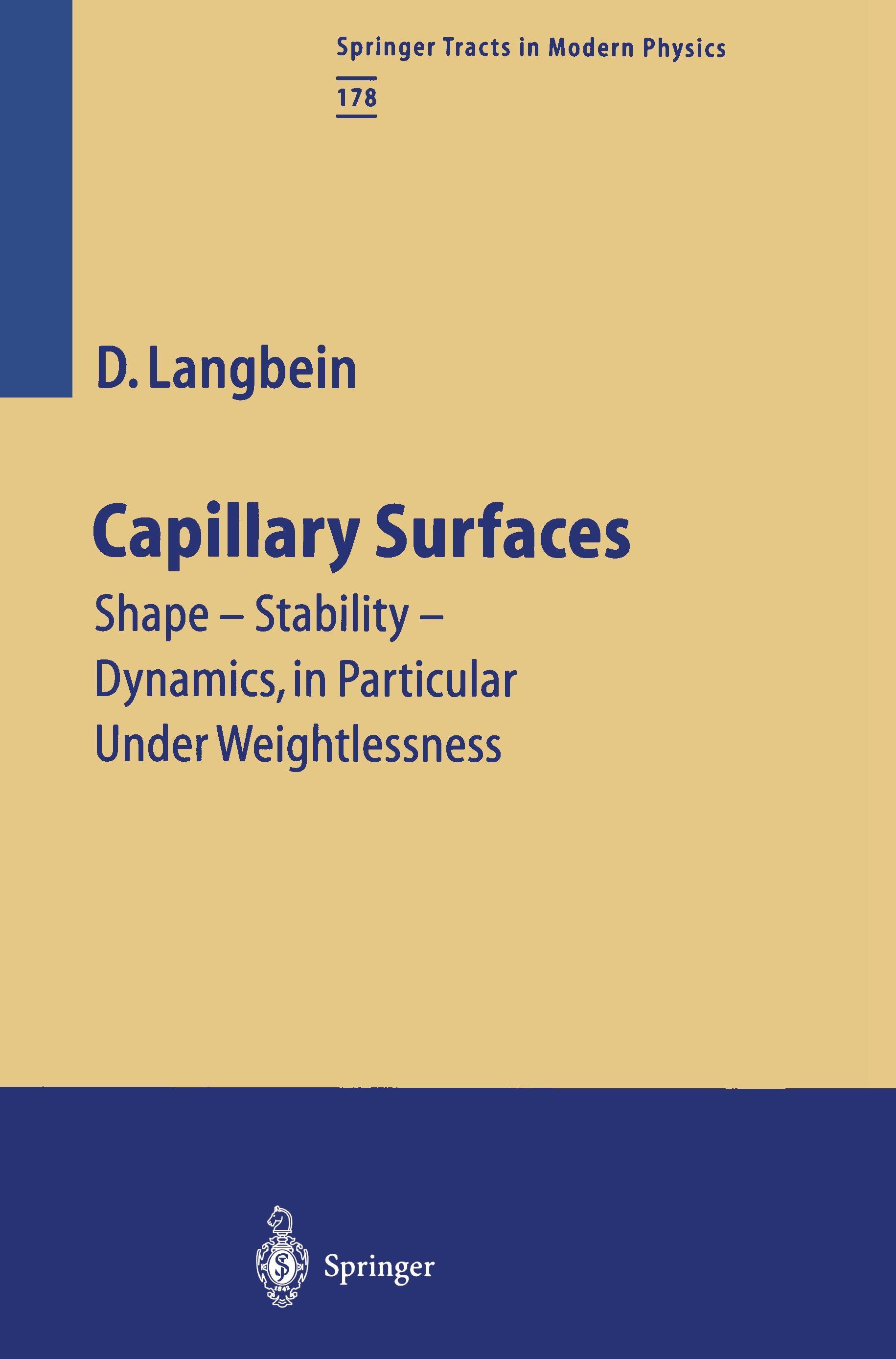 Vorderes Coverbild Capillary Surfaces