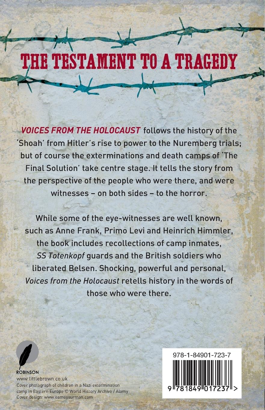 Rückseitencover Voices from the Holocaust