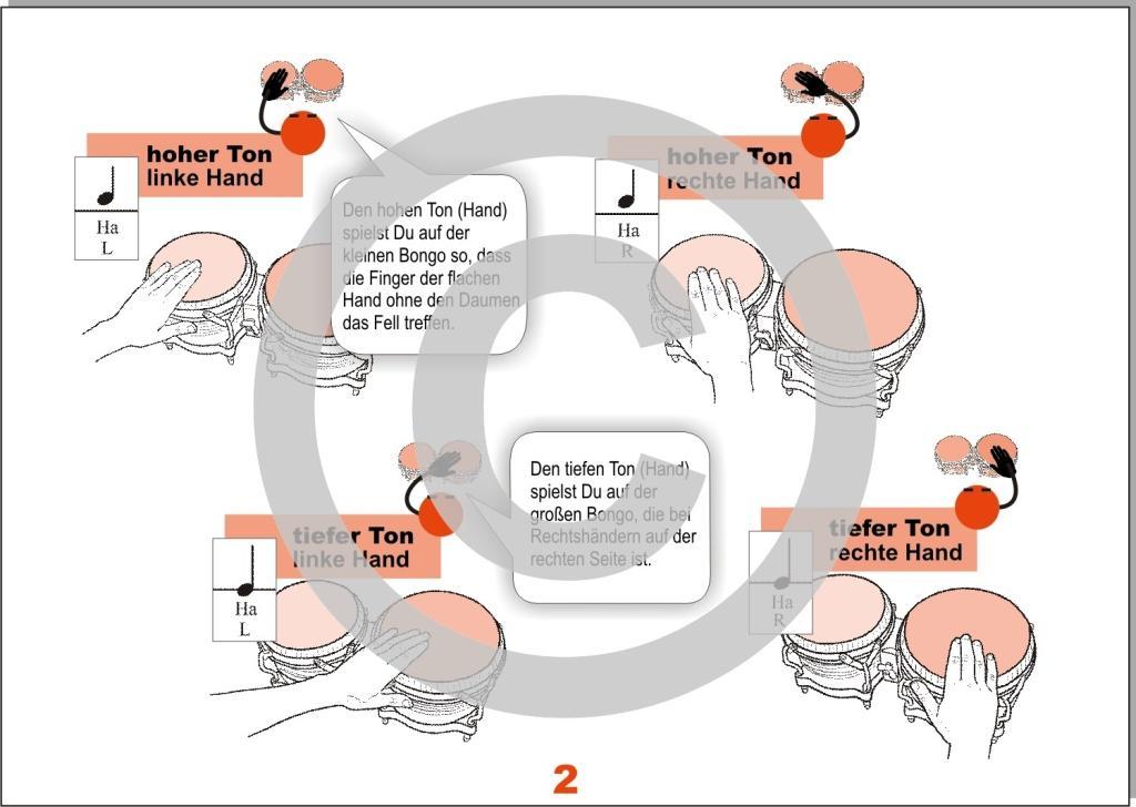 Beispielinhalt (Bild) Bongos lernen
