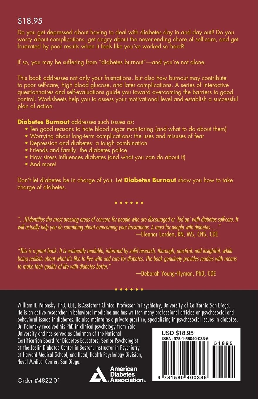 Rückseitencover Diabetes Burnout