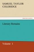Vorderes Coverbild Literary Remains