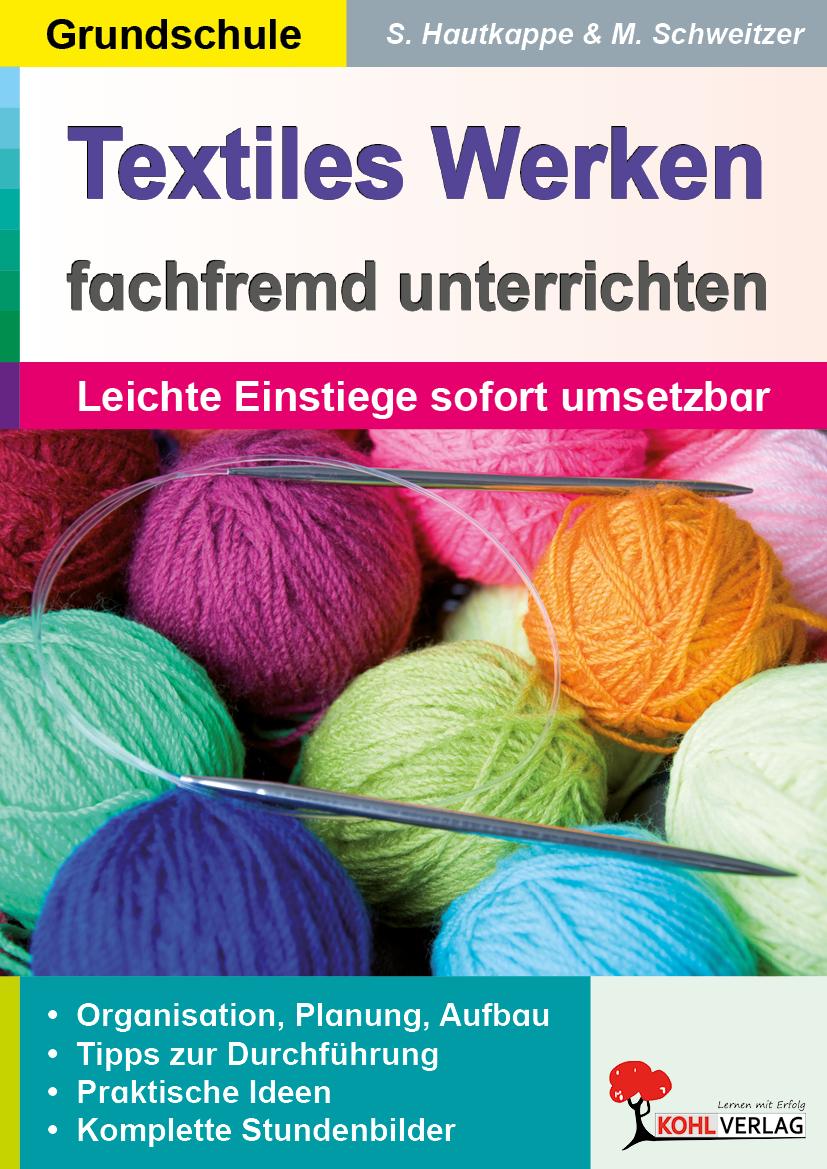 Vorderes Coverbild Textiles Werken fachfremd unterrichten