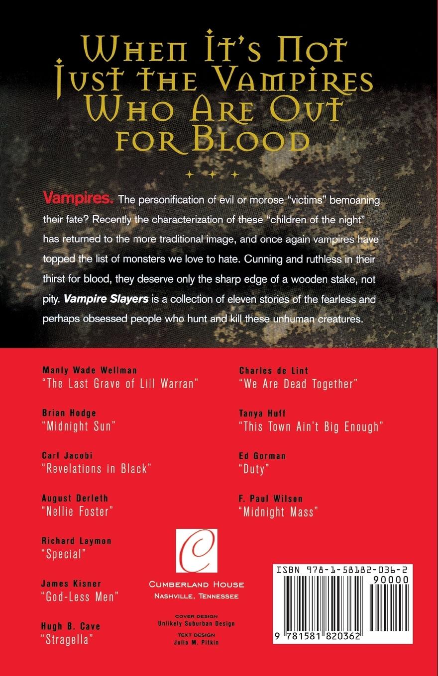 Rückseitencover Vampire Slayers