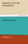Vorderes Coverbild Literary Remains