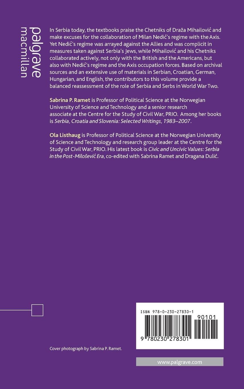 Rückseitencover Serbia and the Serbs in World War Two