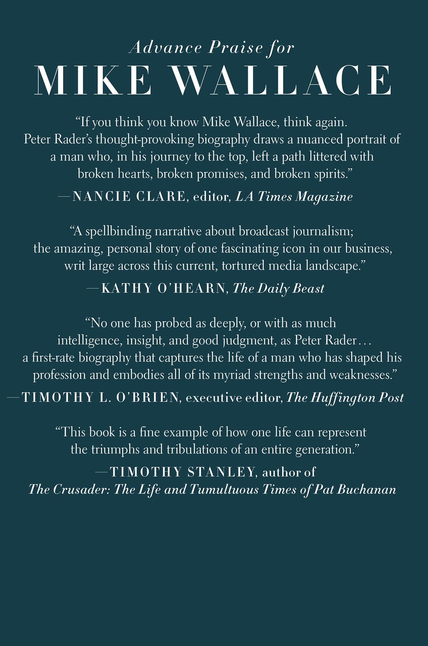 Rückseitencover Mike Wallace