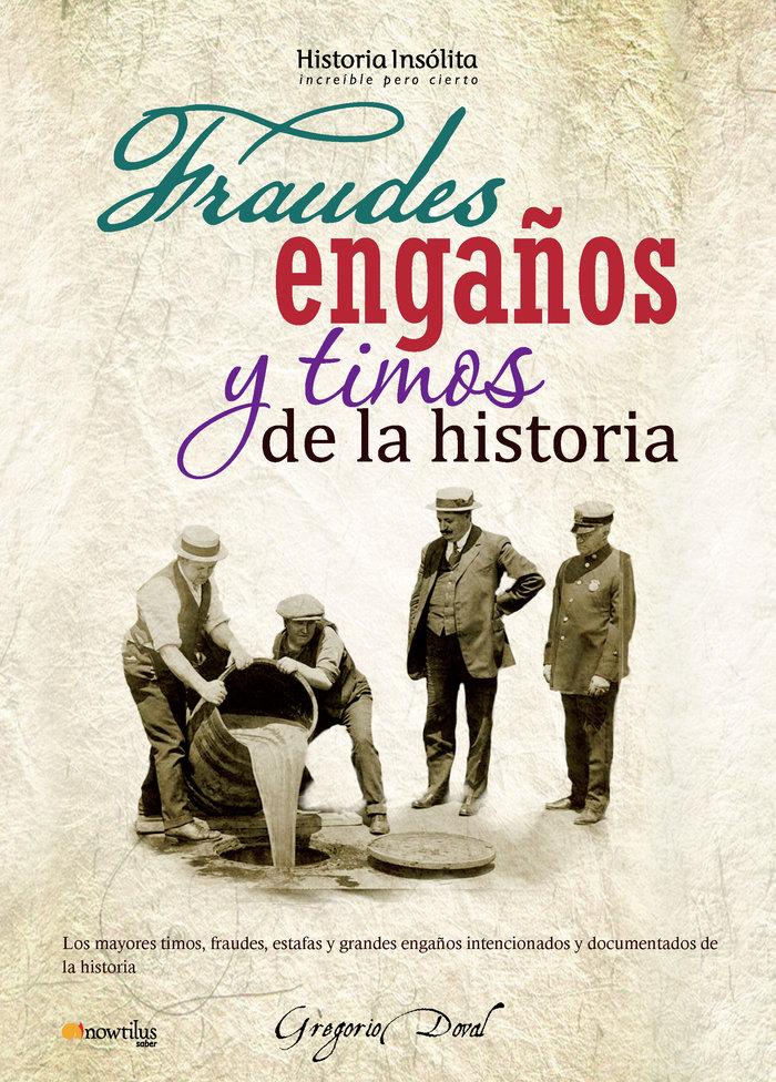 Vorderes Coverbild Fraudes, engaños y timos de la historia