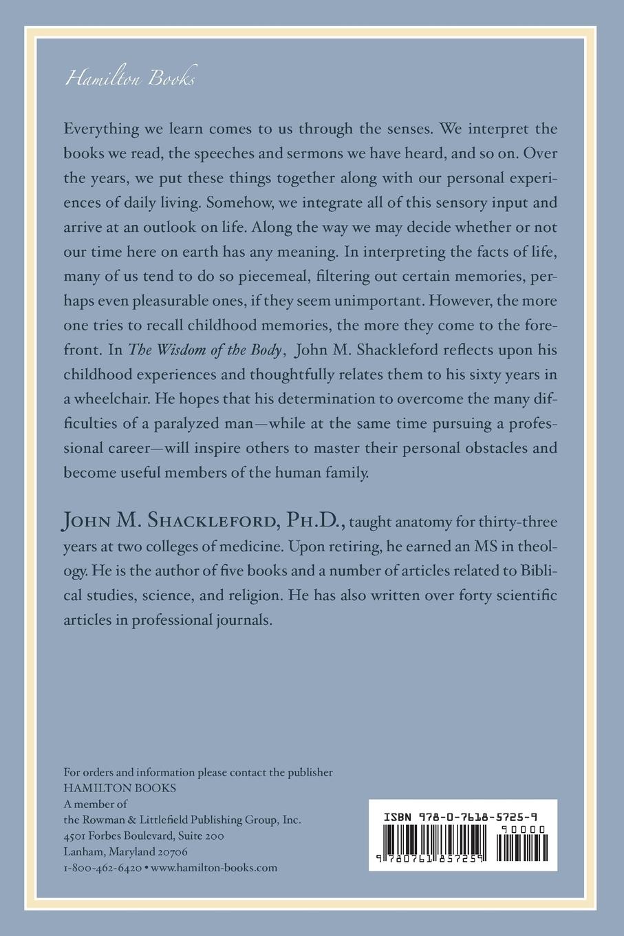 Rückseitencover Wisdom of the Body