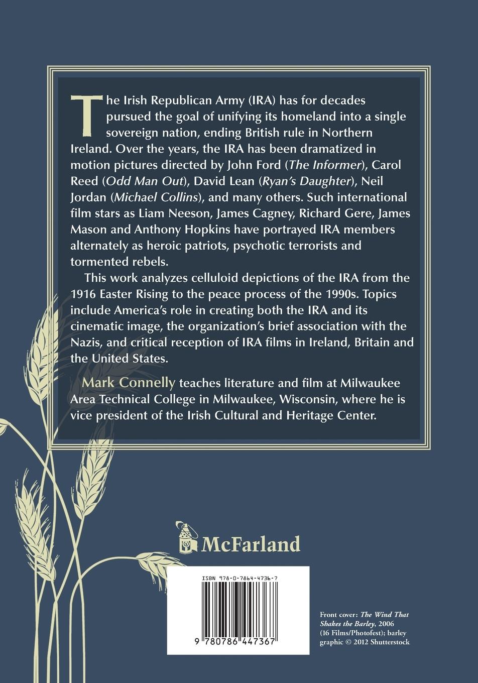 Rückseitencover The IRA on Film and Television