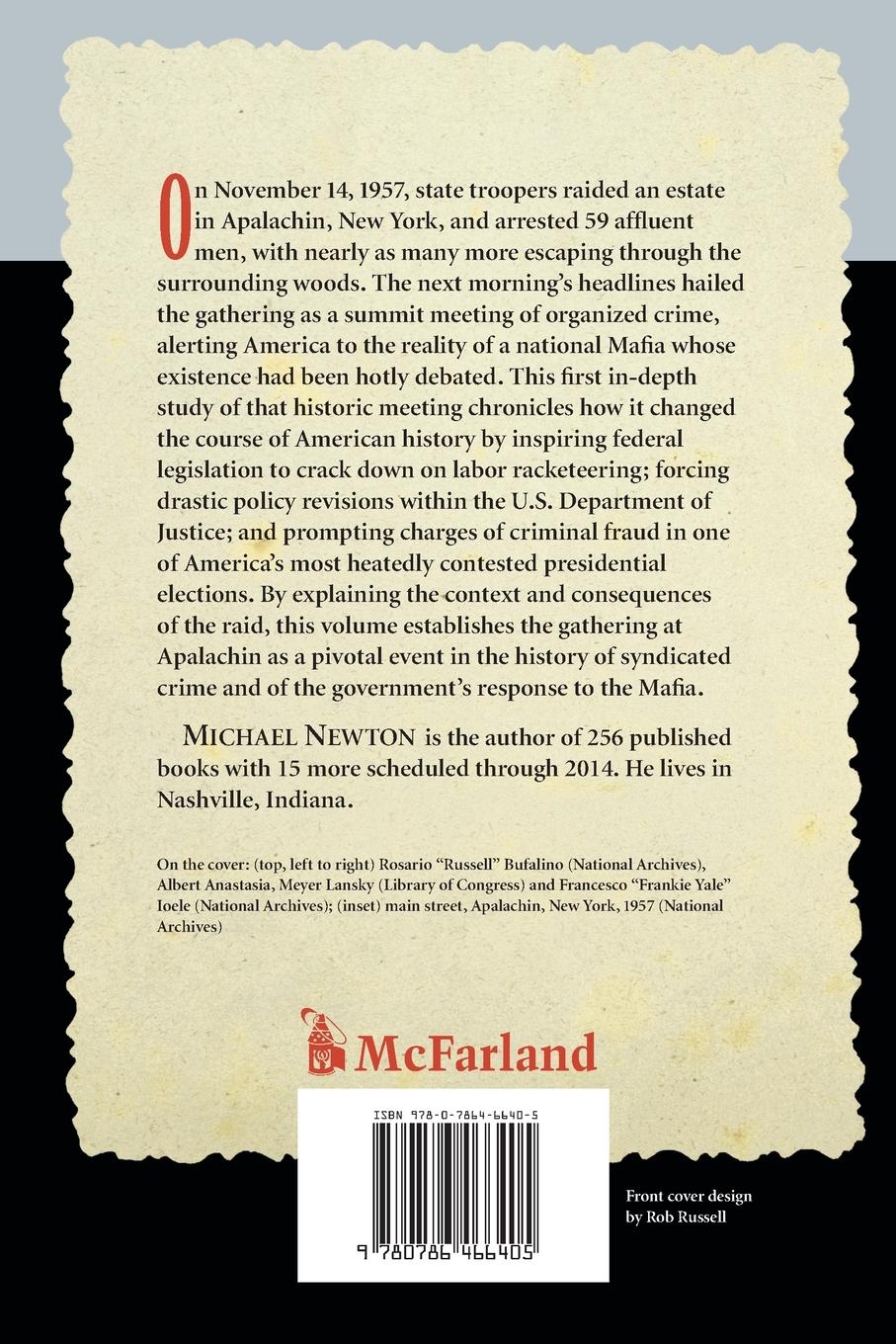 Rückseitencover The Mafia at Apalachin, 1957