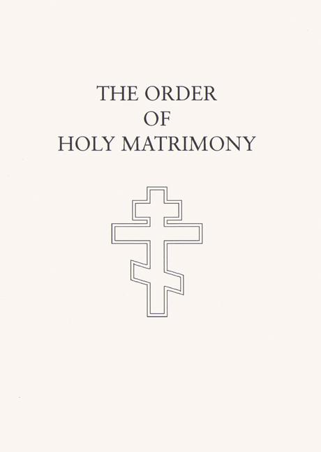 Vorderes Coverbild The Order of Holy Matrimony