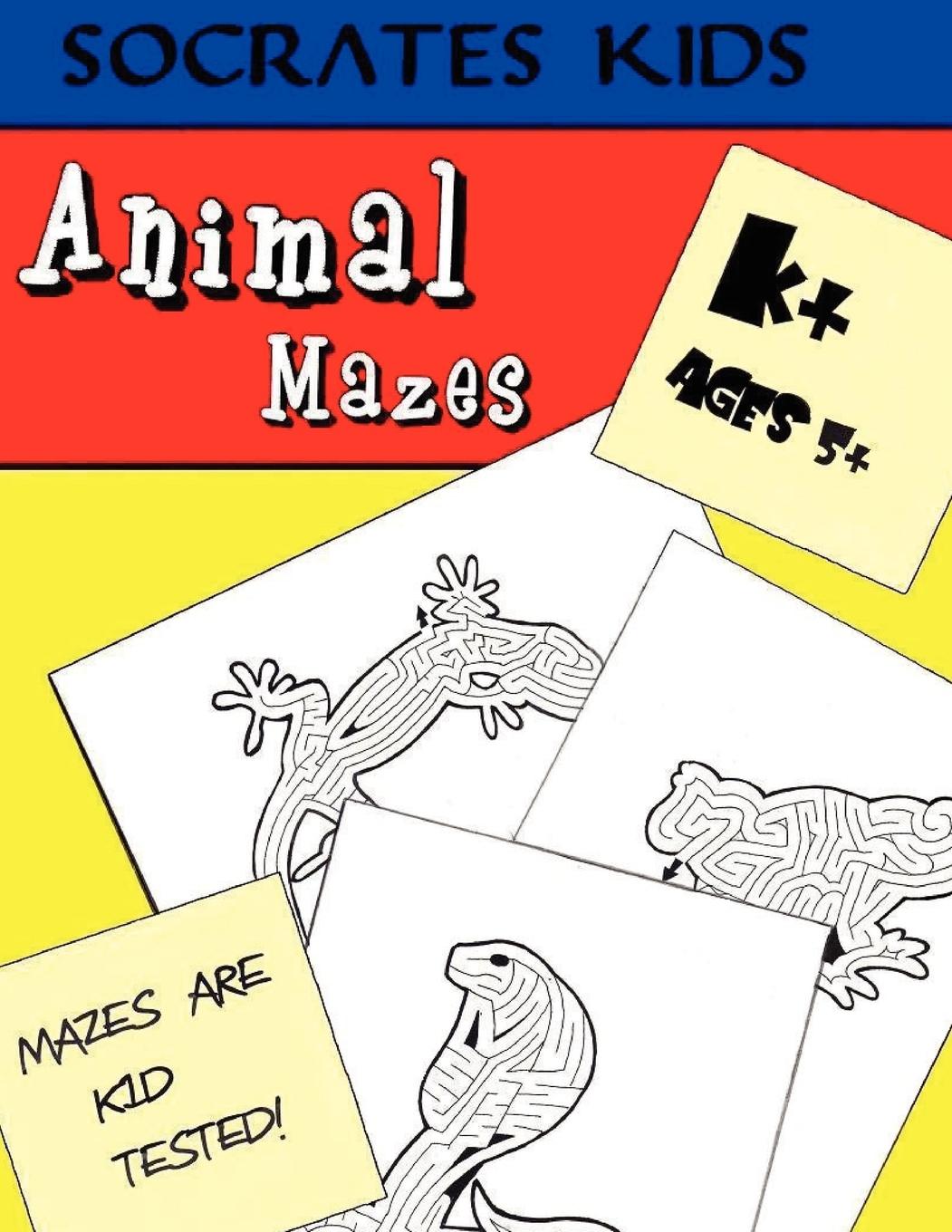 Vorderes Coverbild Animal Mazes (Socrates Kids Workbook Series)