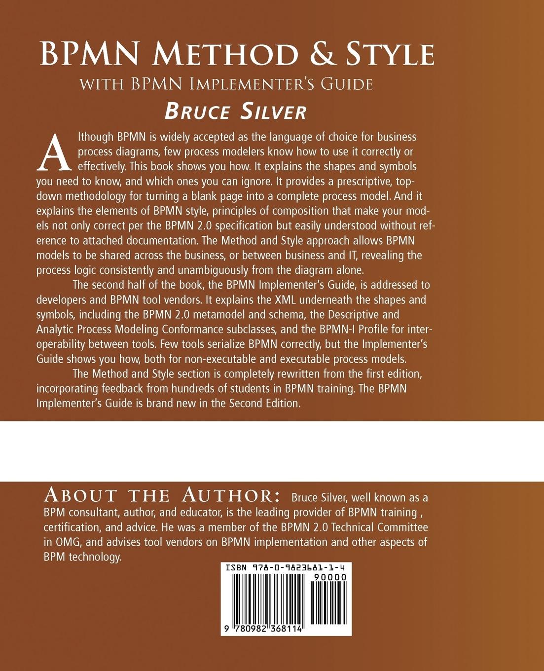 Rückseitencover Bpmn Method and Style, 2nd Edition, with Bpmn Implementer's Guide