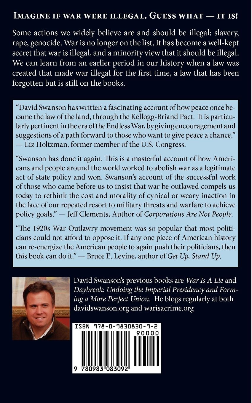 Rückseitencover When the World Outlawed War