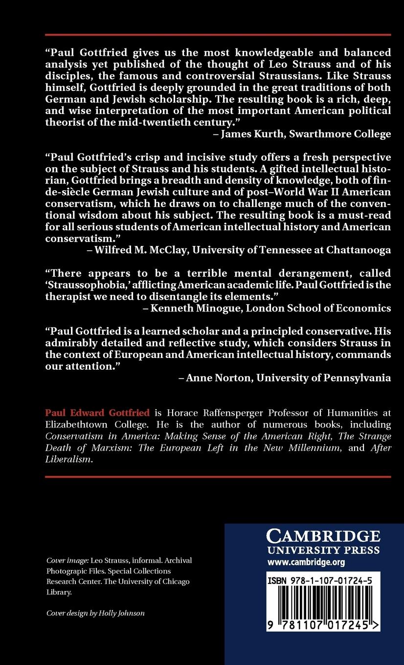 Rückseitencover Leo Strauss and the Conservative Movement in America