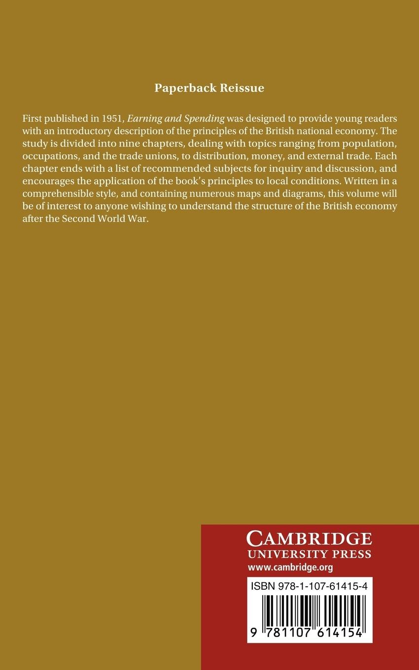 Rückseitencover Earning and Spending