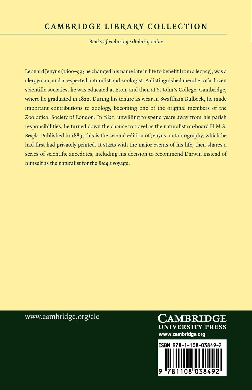 Rückseitencover Chapters in My Life