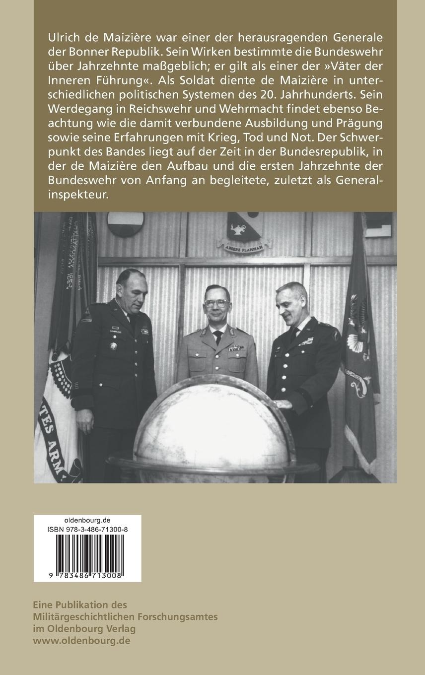 Rückseitencover Ulrich de Maizière
