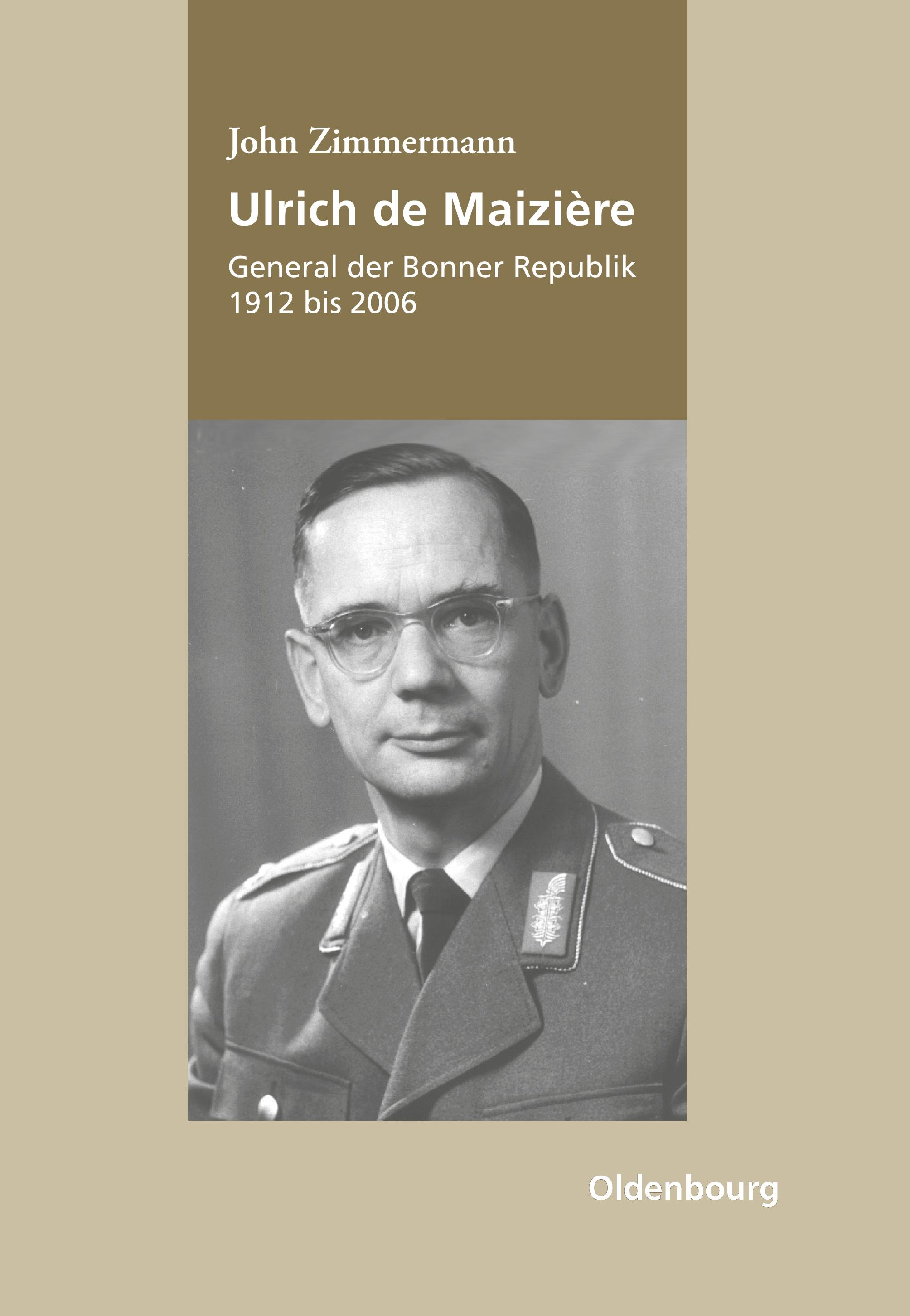 Vorderes Coverbild Ulrich de Maizière