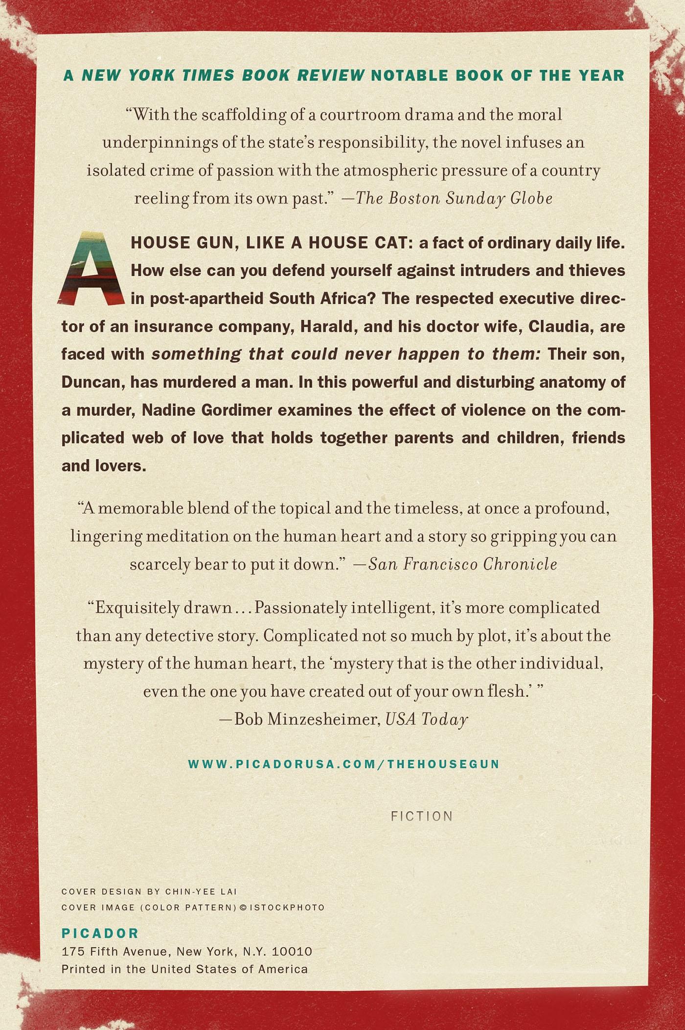 Rückseitencover HOUSE GUN