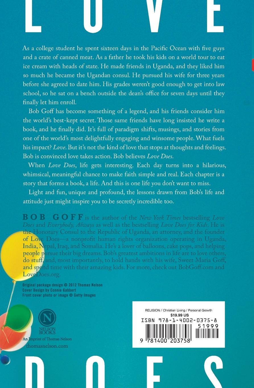 Rückseitencover The Love Does