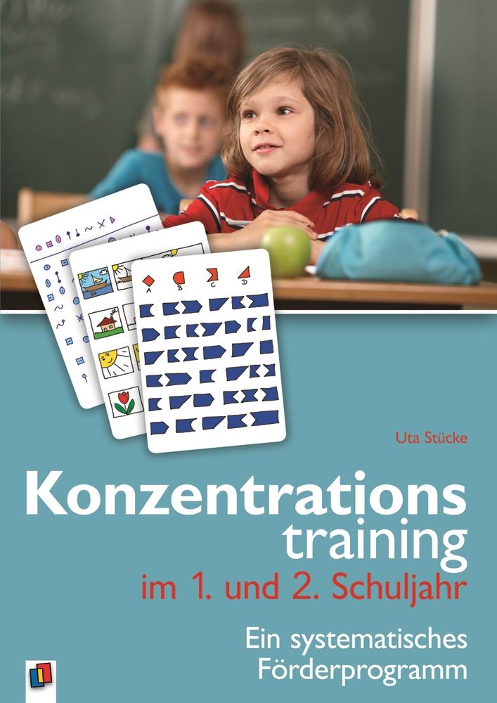 Vorderes Coverbild Konzentrationstraining im 1. und 2. Schuljahr