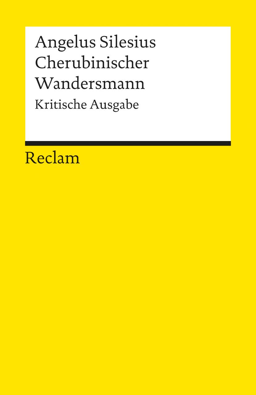 Vorderes Coverbild Cherubinischer Wandersmann