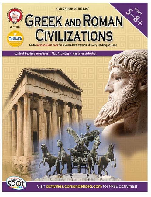 Vorderes Coverbild Greek and Roman Civilizations, Grades 5 - 8
