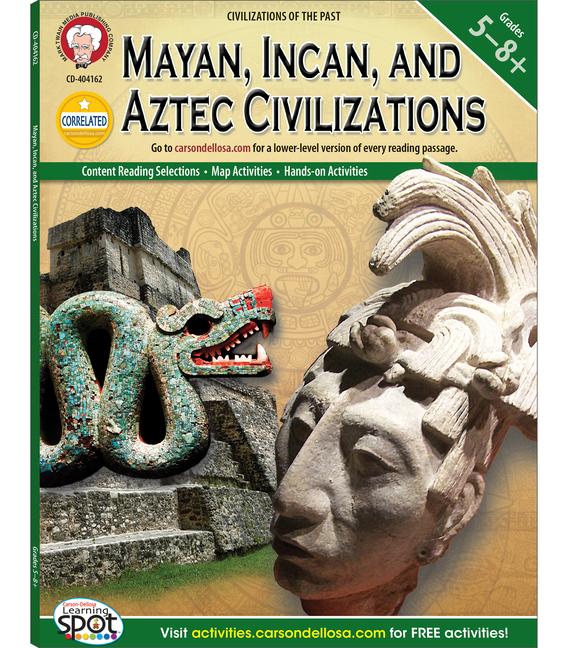 Vorderes Coverbild Mayan, Incan, and Aztec Civilizations, Grades 5 - 8